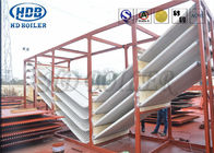لوله های دیواری برهنه استاندارد ASME در پانل های شل جلو و عقب دیگ بخار
